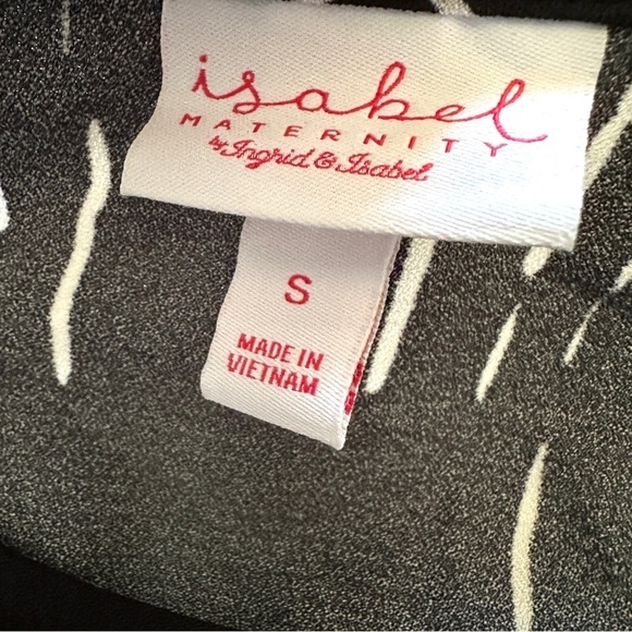 ✂️ SPRING SWEEP SALE Isabel Maternity by Ingrid & Isabel Short Sleeve Top Size S - Picture 5 of 6